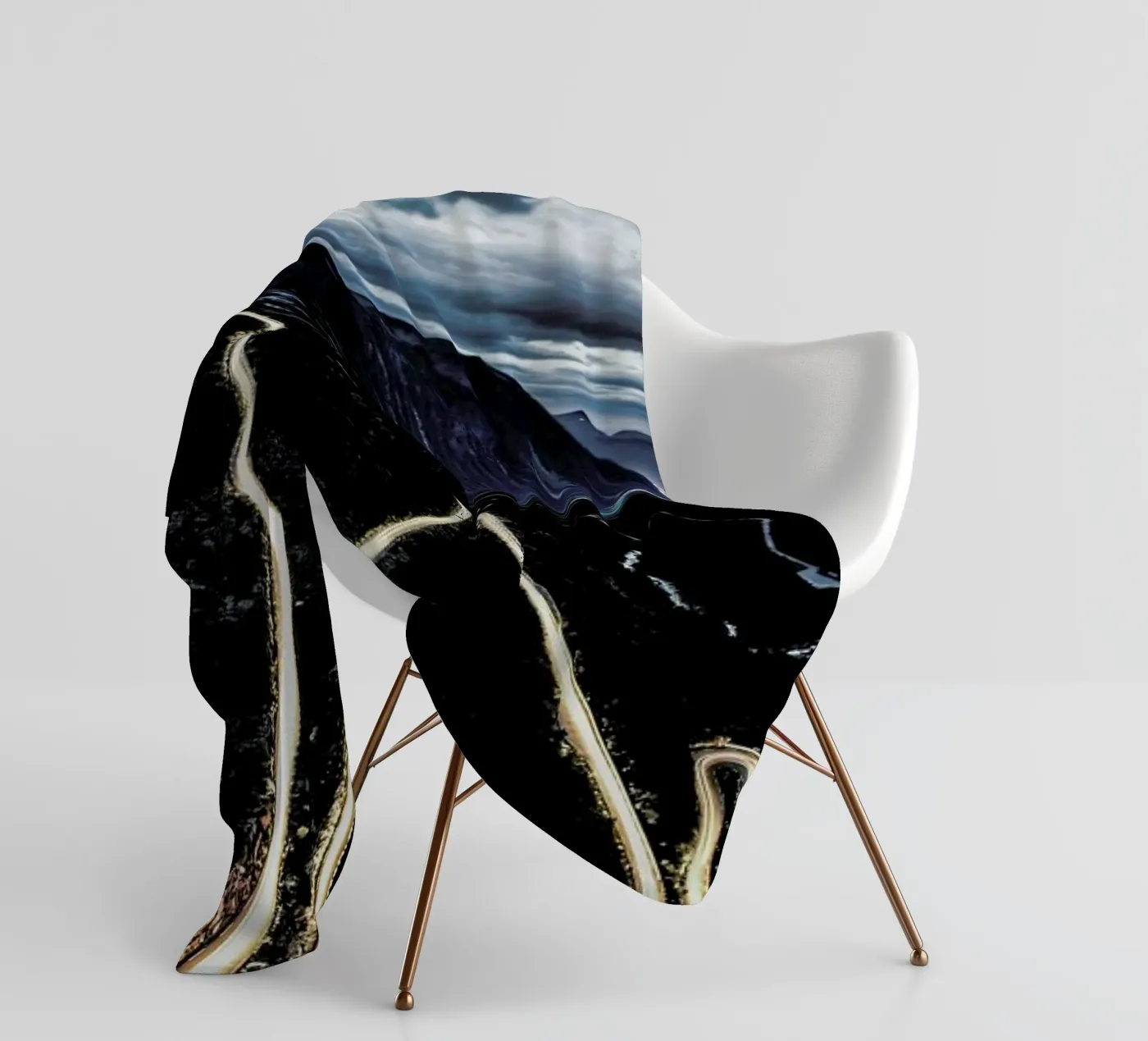 Trollstigen fleecedeken van Chris Abatzis