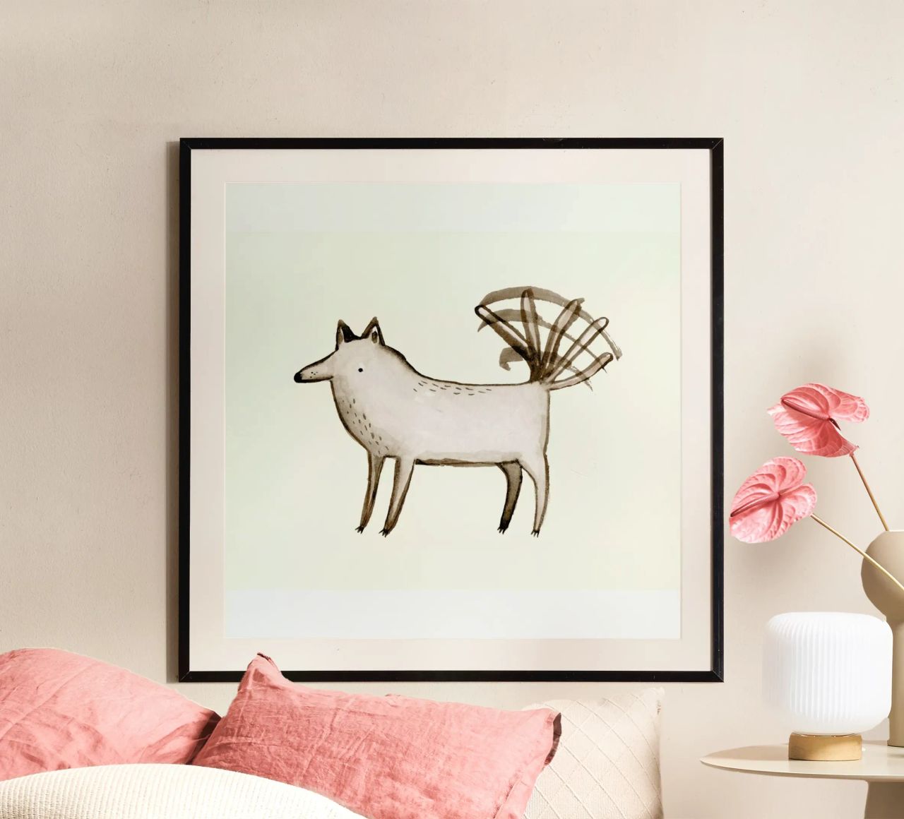 I Am So Happy-Dog poster by Sophie Corrigan