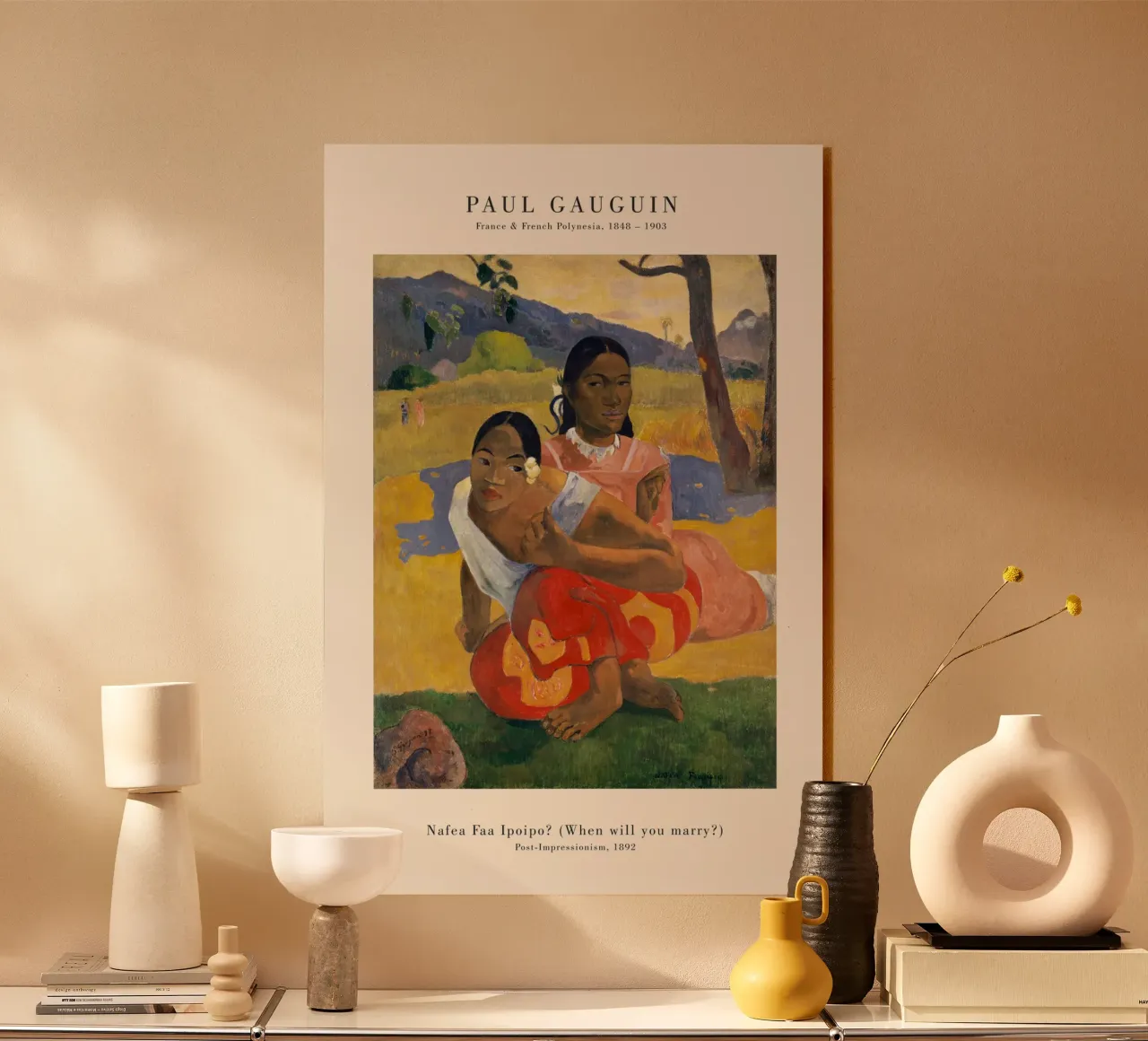 Paul Gauguin - Nafea Faa Ipoipo Quando ti sposerai plexiglass da Old Masters