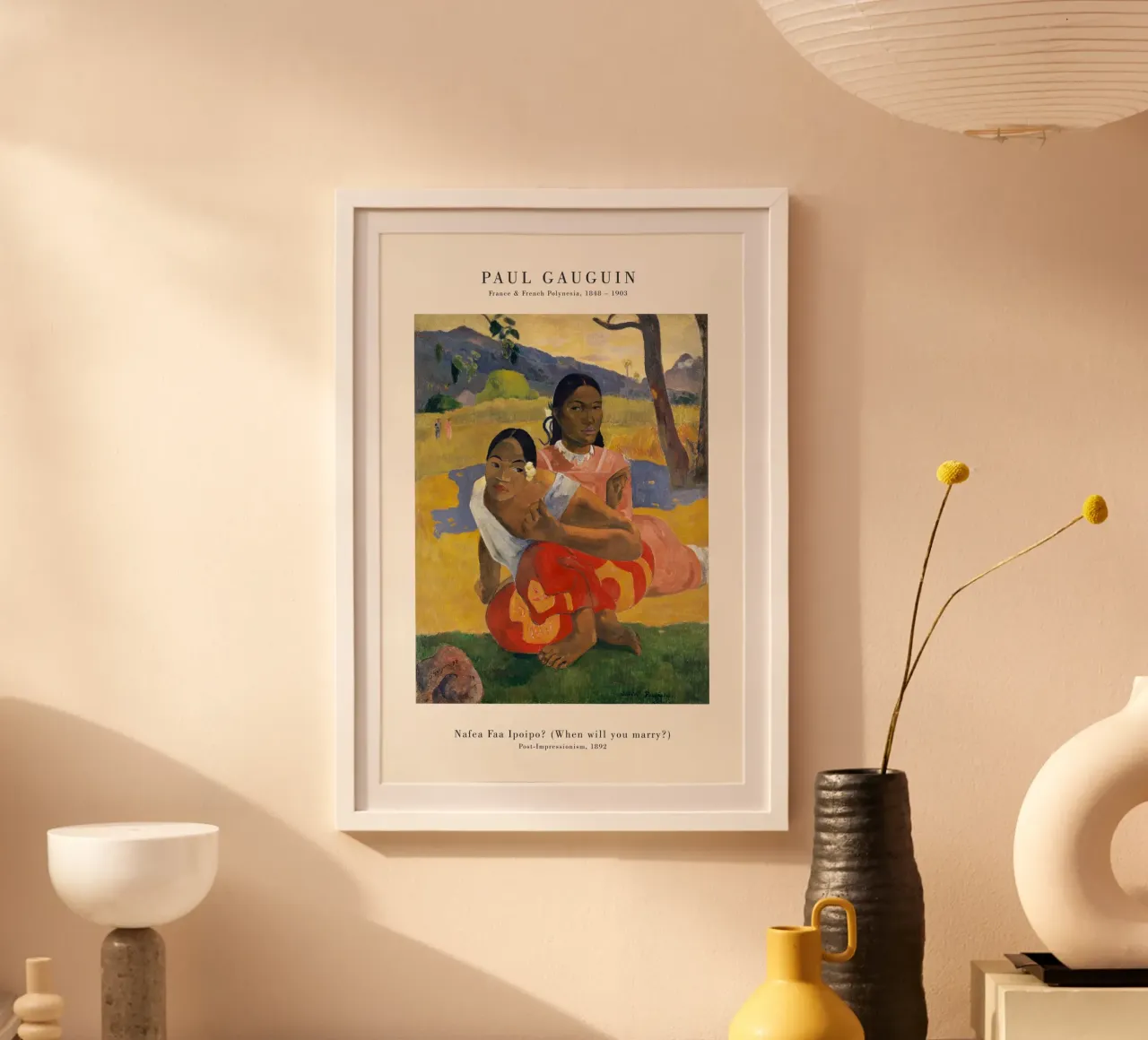 Paul Gauguin - Nafea Faa Ipoipo Quando ti sposerai carta hahnemühle da Old Masters