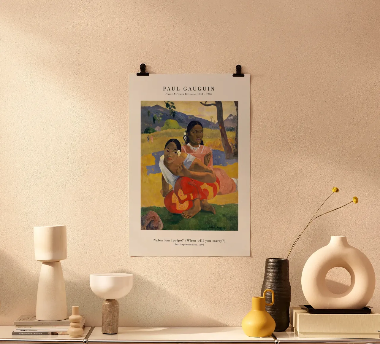 Paul Gauguin - Nafea Faa Ipoipo Quando ti sposerai carta hahnemühle da Old Masters