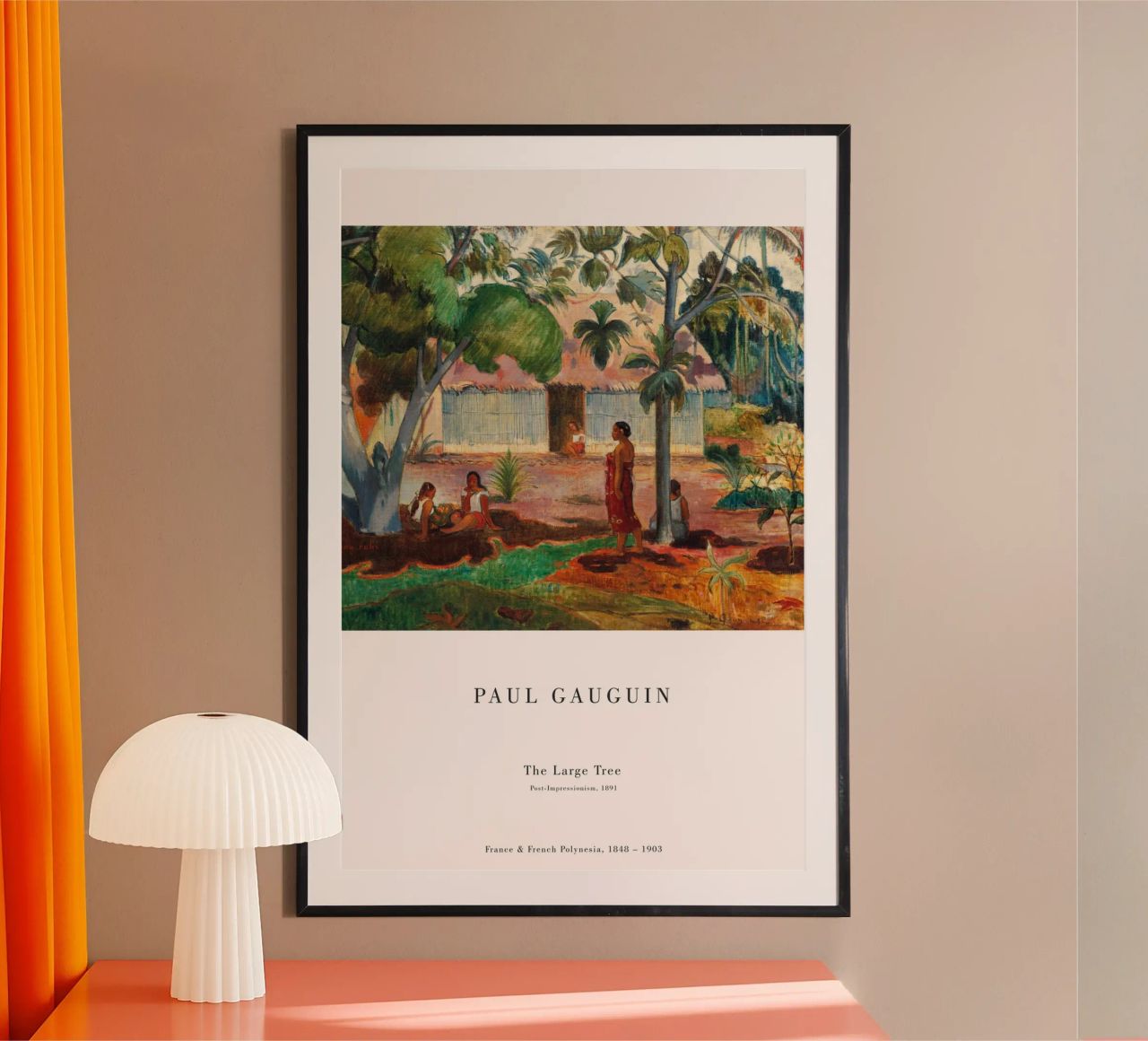 Paul Gauguin - Der große Baum Poster von Old Masters