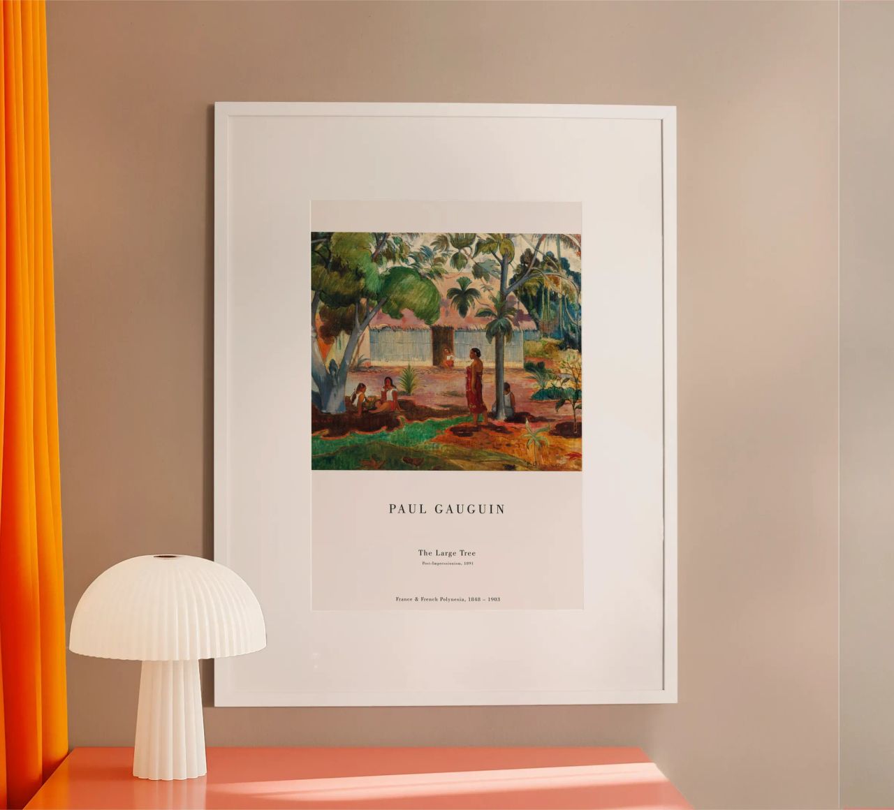 Paul Gauguin - Der große Baum Poster von Old Masters