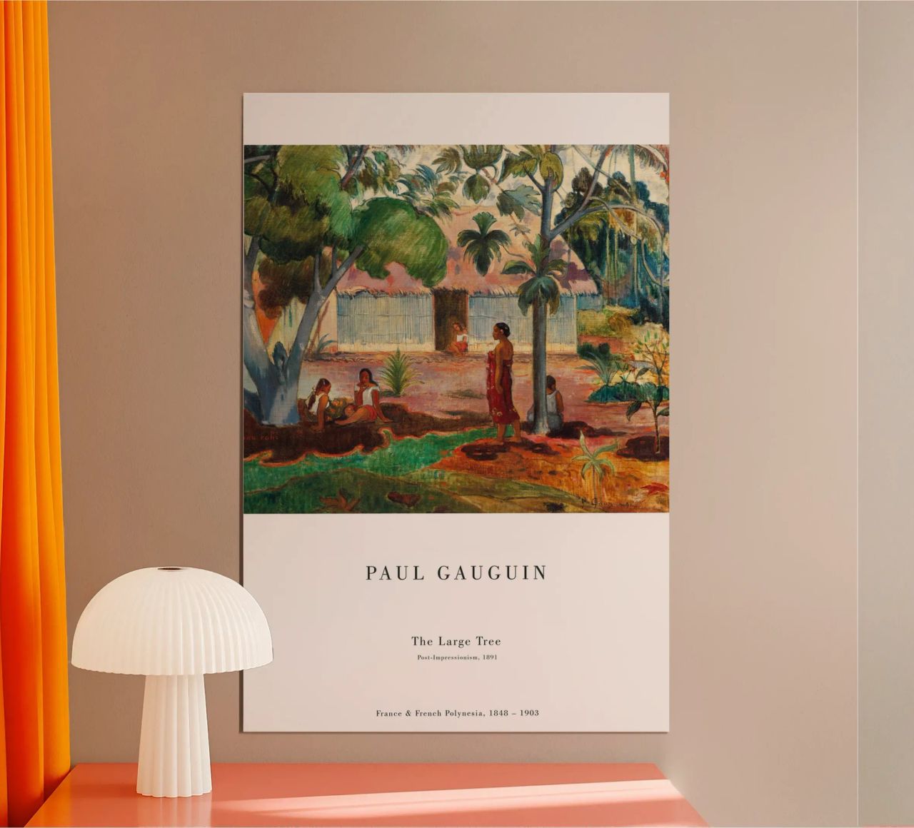 Paul Gauguin - Der große Baum Poster von Old Masters