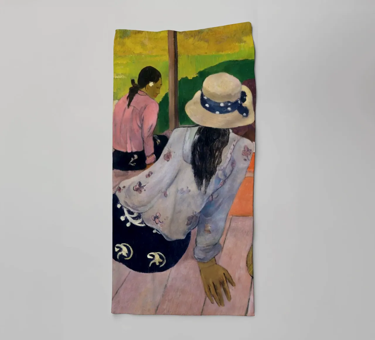 Paul Gauguin - Die Pause asciugamano da bagno da Old Masters