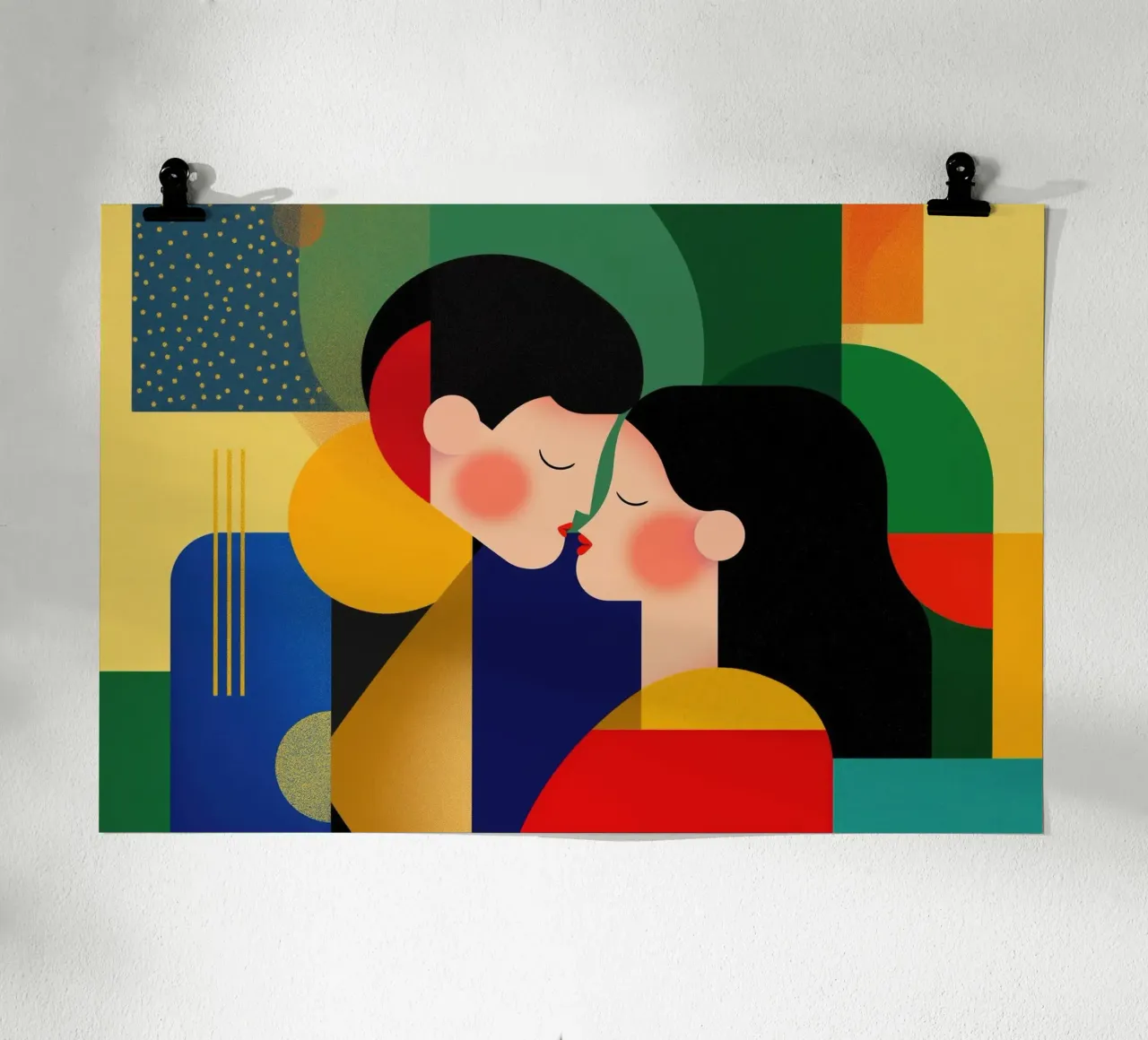 Il bacio poster da Art Center