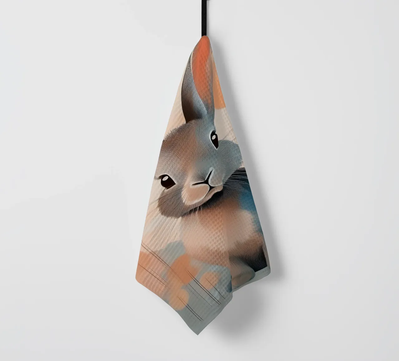 Baby Bunny Series #1 – Sweet Nursery Decor torchon de Hightown Design