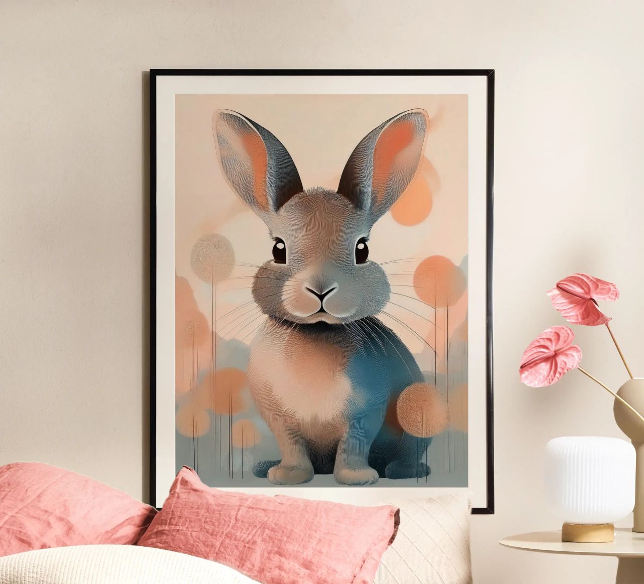 Baby Bunny Series #1 – Sweet Nursery Decor poster by Hightown Design