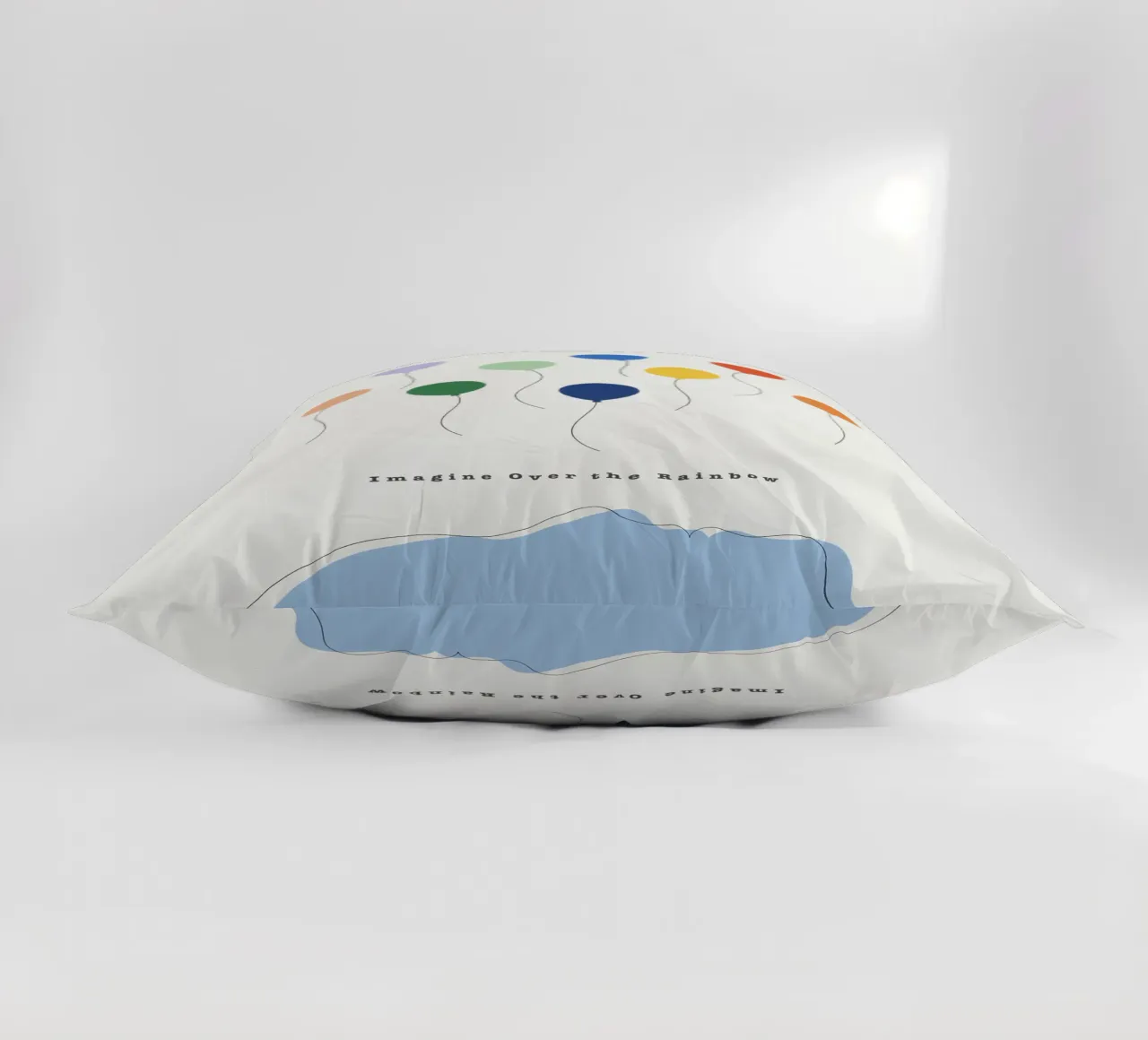 Immaginare oltre l'arcobaleno cuscino da natural neutral