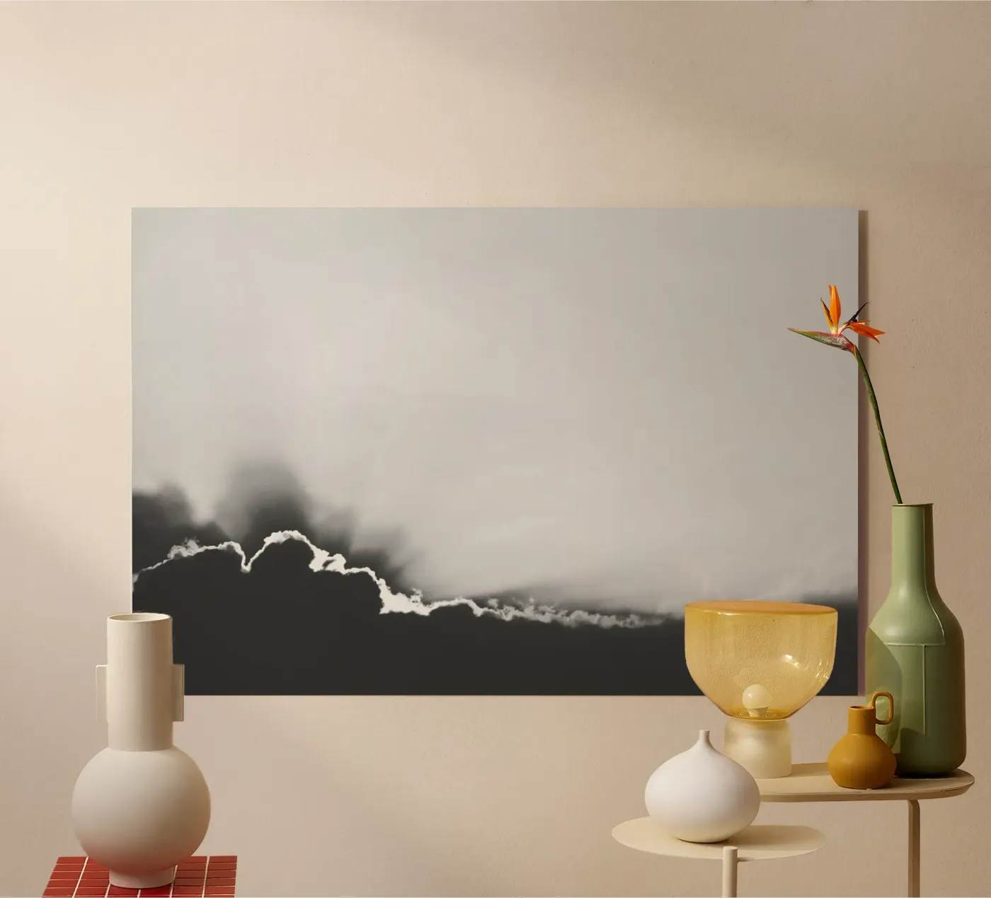 Hello Sunshine Acryl-Glas von Nur Mut