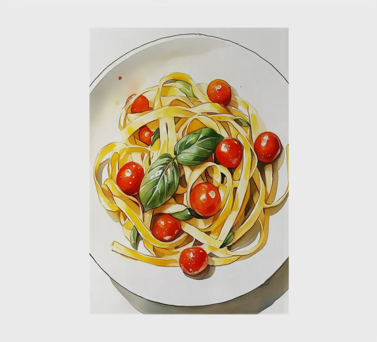 Pasta fresca con pomodoro e basilico diario da Spice & Style