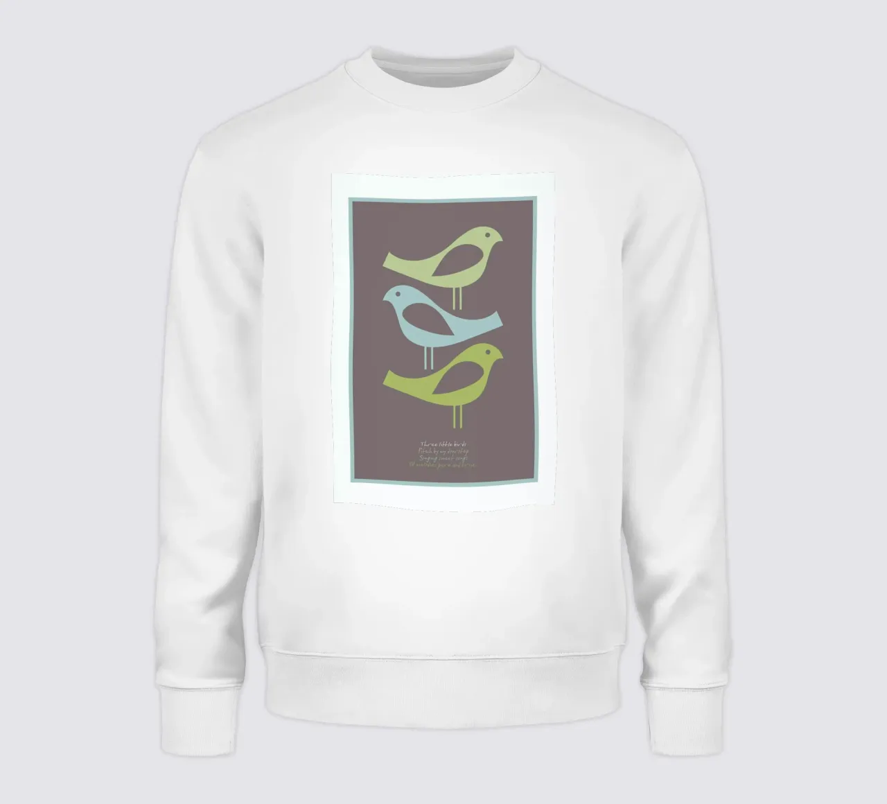 Three little birds felpa da Visual Philosophy