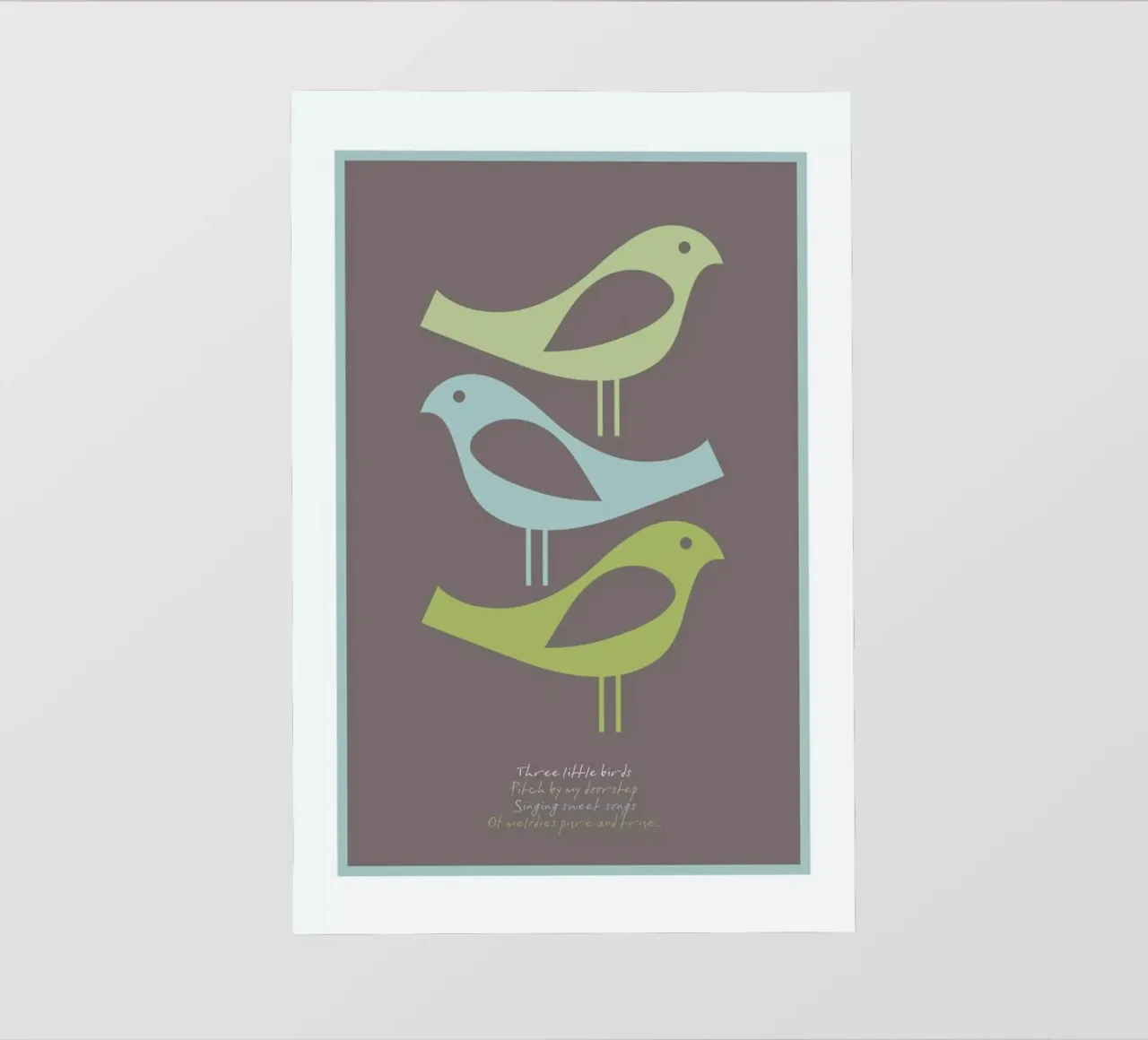 Three little birds pellicola backlit da Visual Philosophy