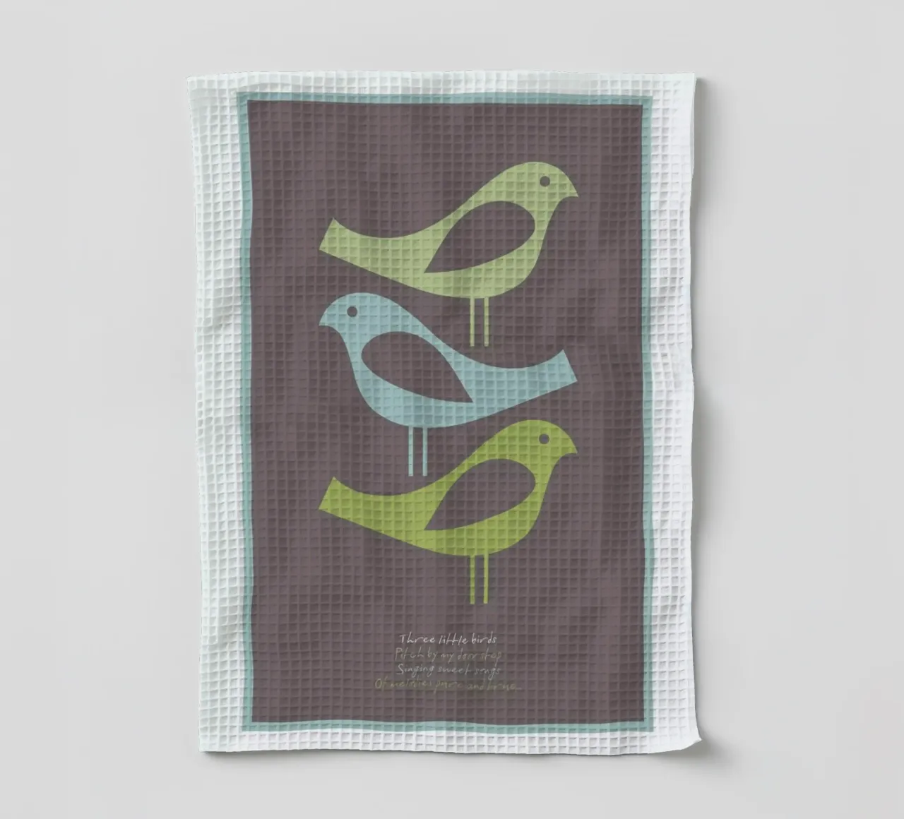 Three little birds canovaccio da cucina da Visual Philosophy