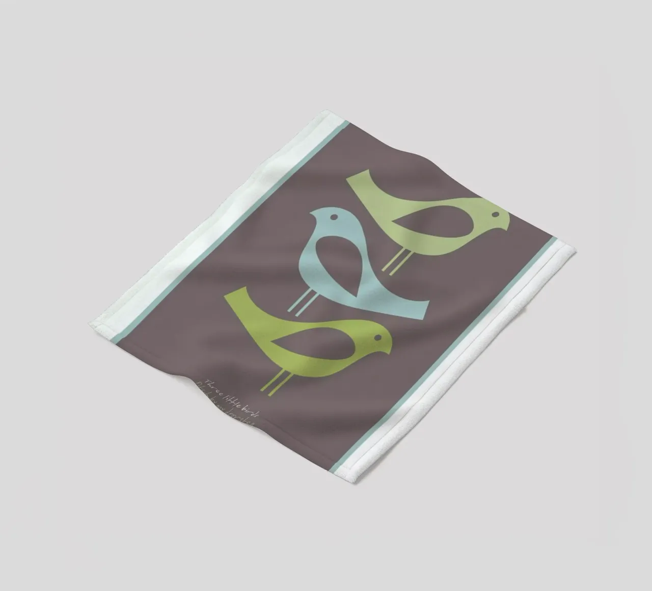 Three little birds coperta in pile da Visual Philosophy