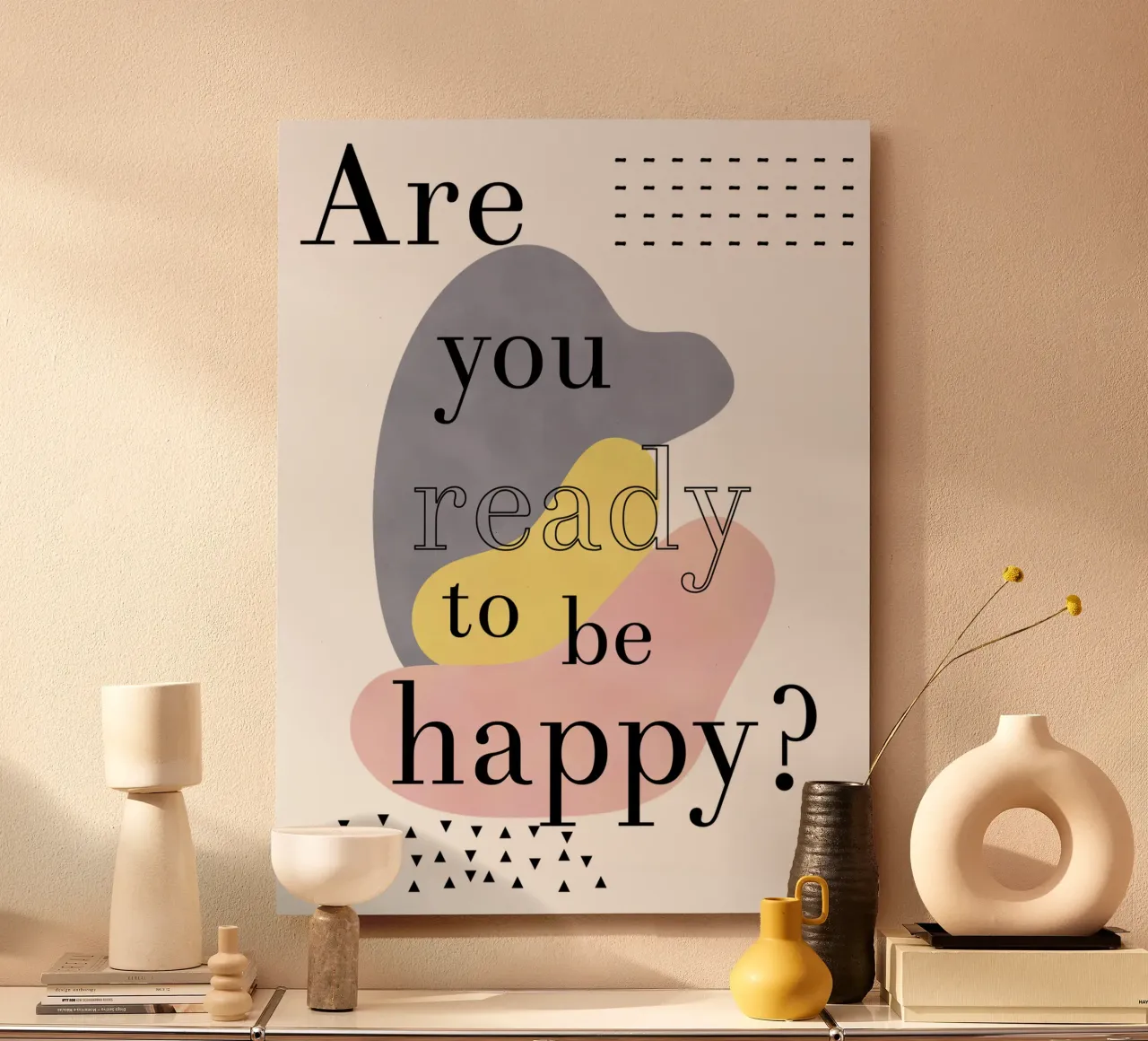 Are you ready to be happy? alluminio dibond da natural neutral