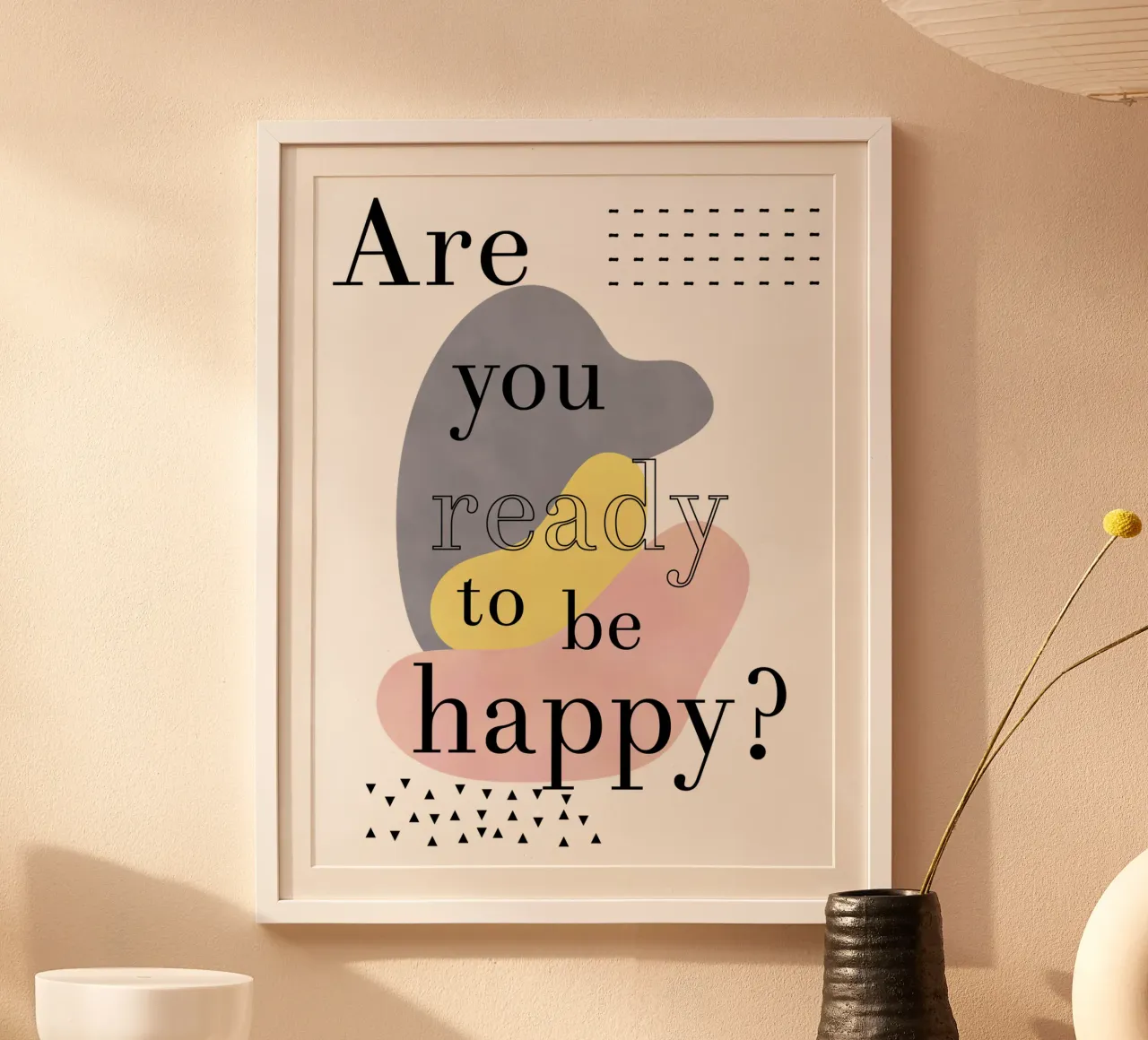 Are you ready to be happy? carta hahnemühle da natural neutral