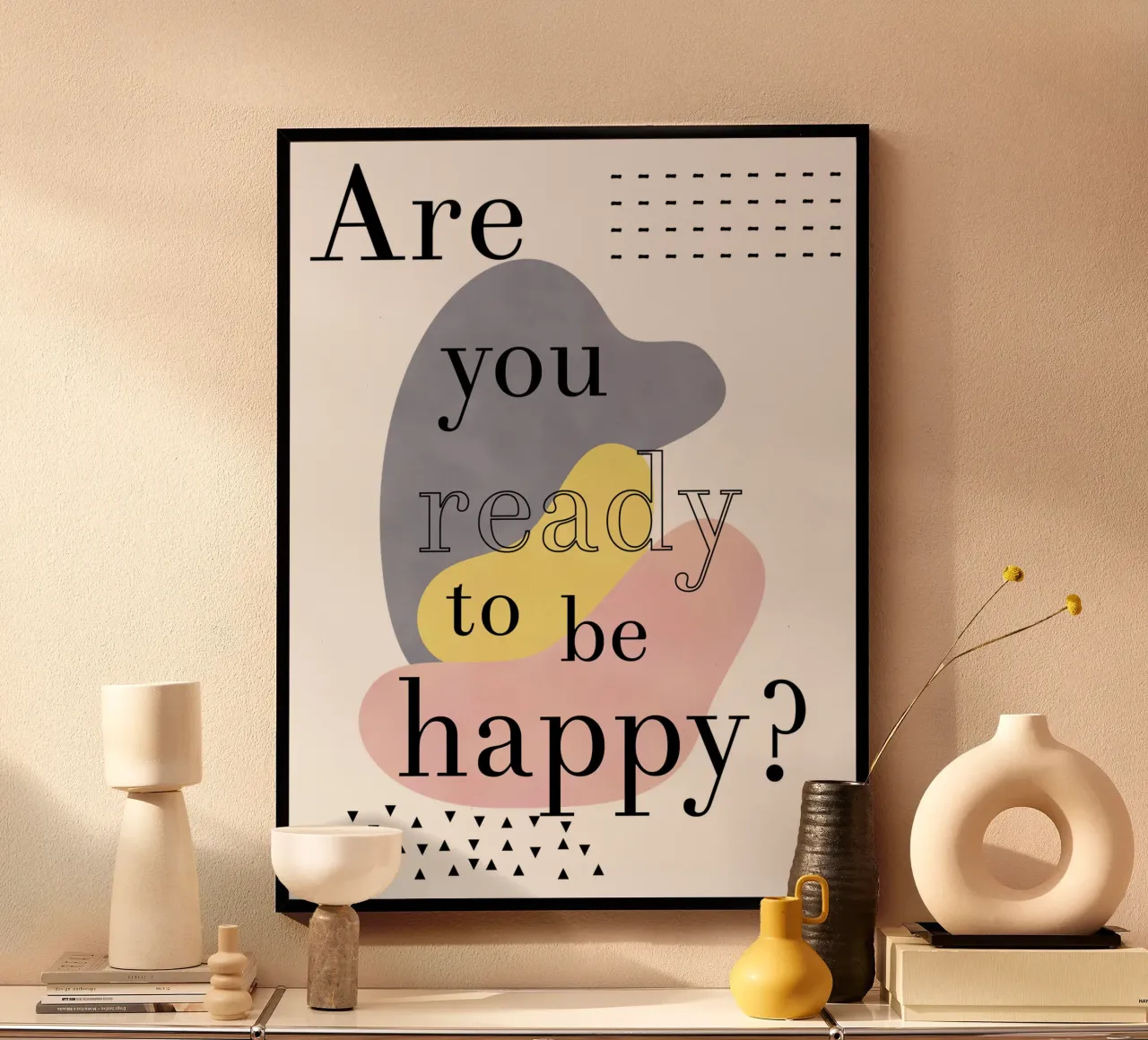 Are you ready to be happy? carta hahnemühle da natural neutral