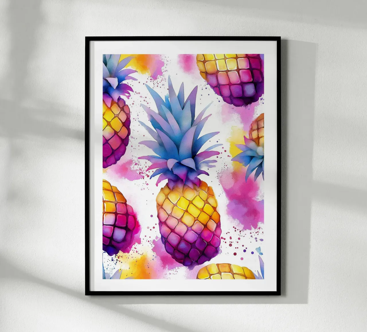 Ananas ad acquerello poster da Spice & Style