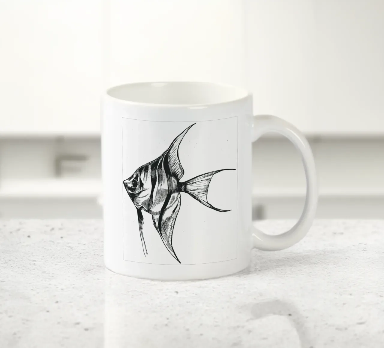 Skalar tazza in ceramica da naturelines
