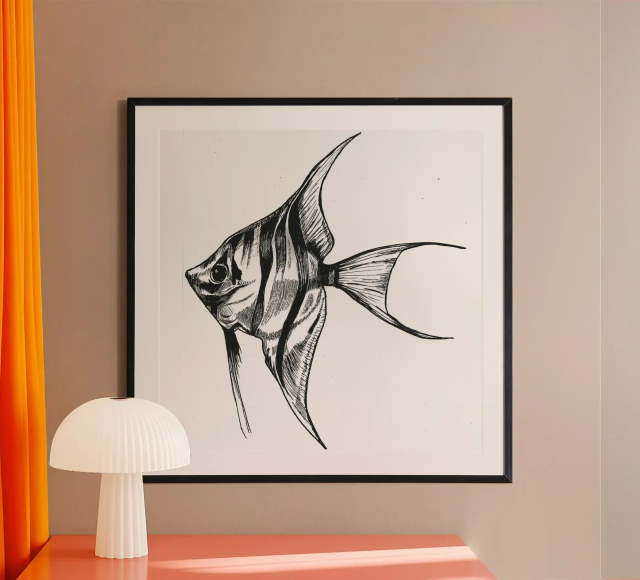 Skalar poster con telaio in plastica da naturelines