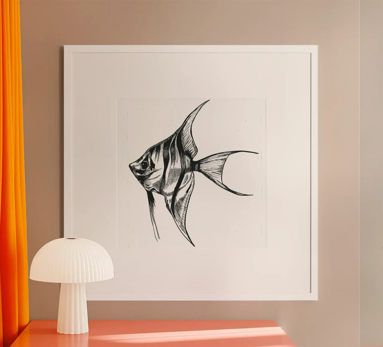 Skalar poster con telaio in plastica da naturelines
