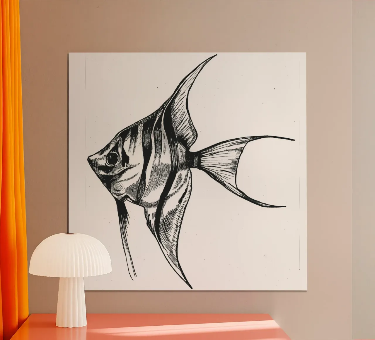 Skalar poster con telaio in plastica da naturelines