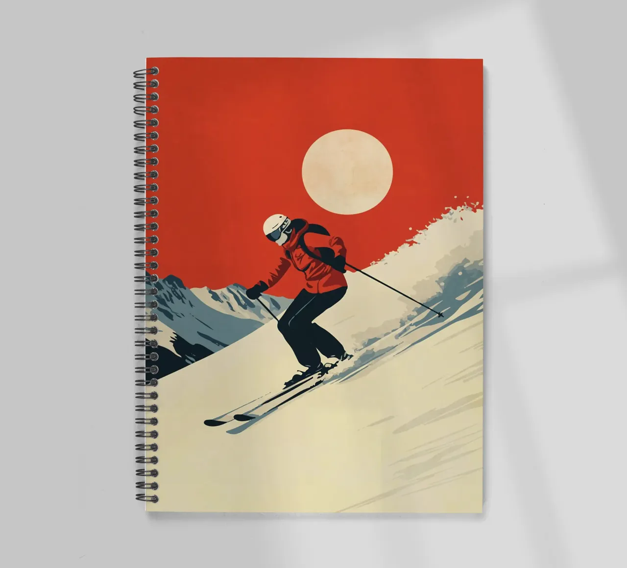Snow lover spiral notebook by LaylaOzFun