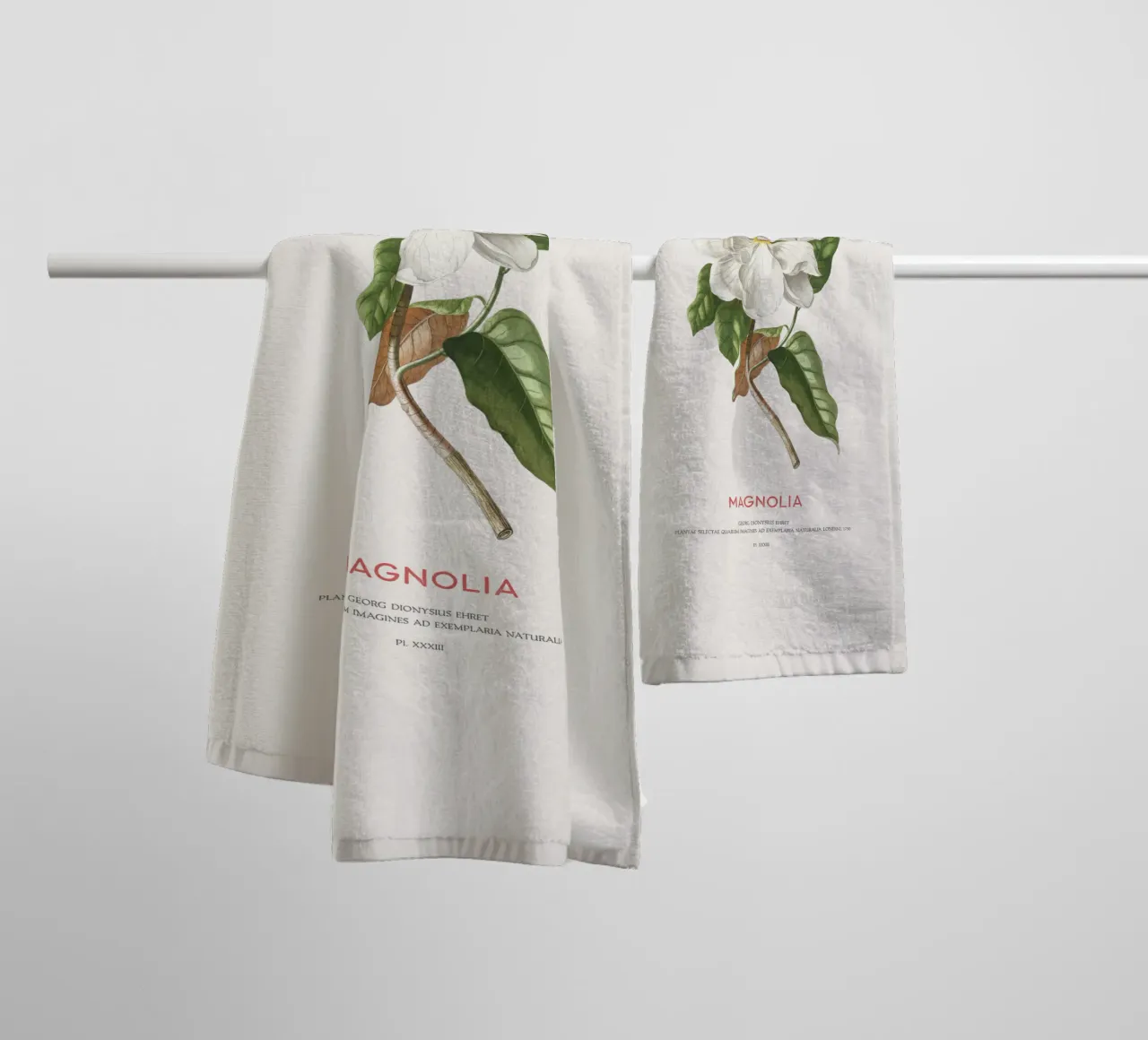 Magnolia asciugamano da bagno da Vintagrafica