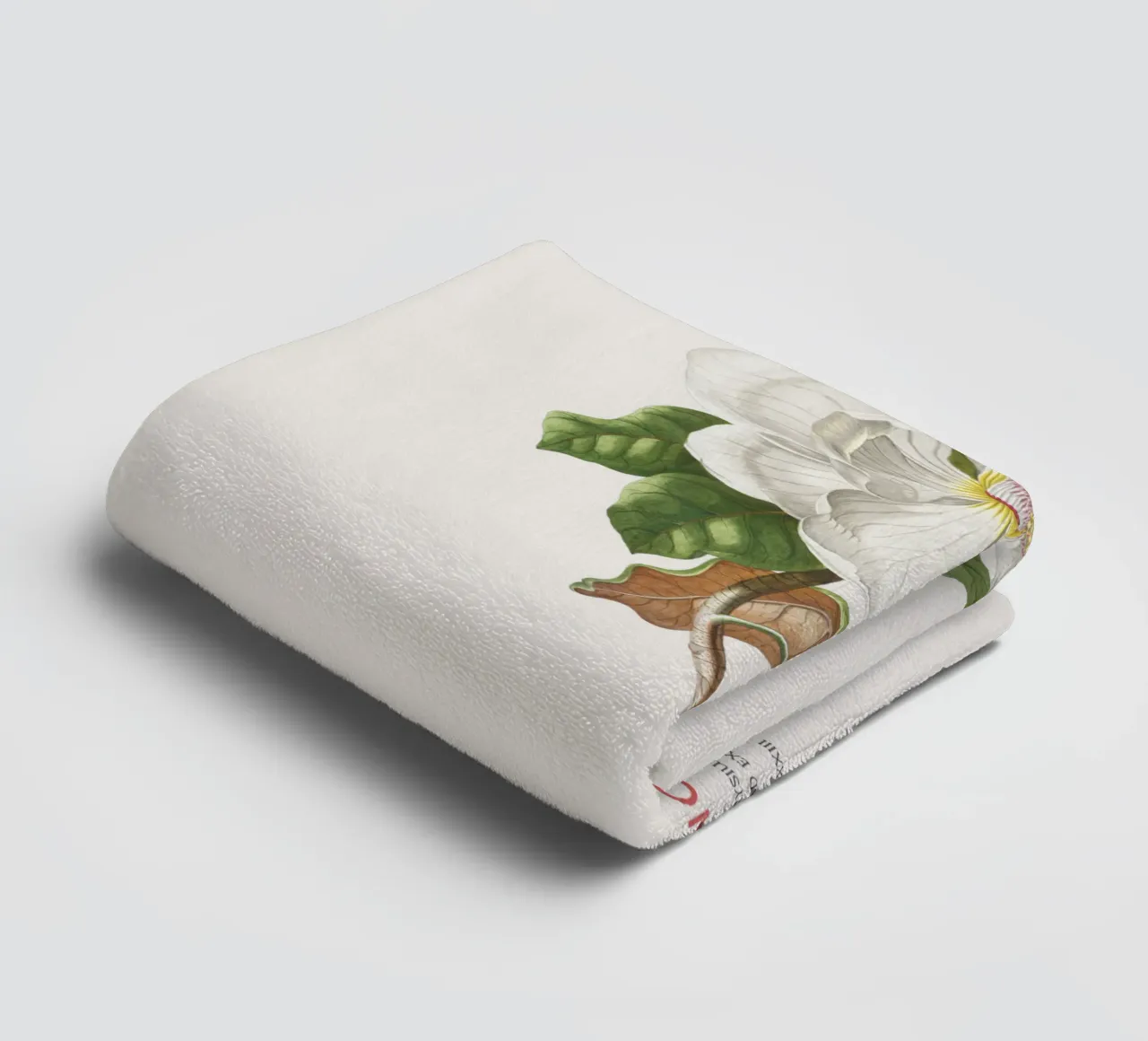 Magnolia asciugamano da bagno da Vintagrafica