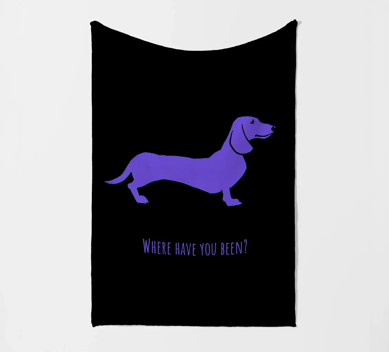 Teckel fleecedeken van Pop dogs