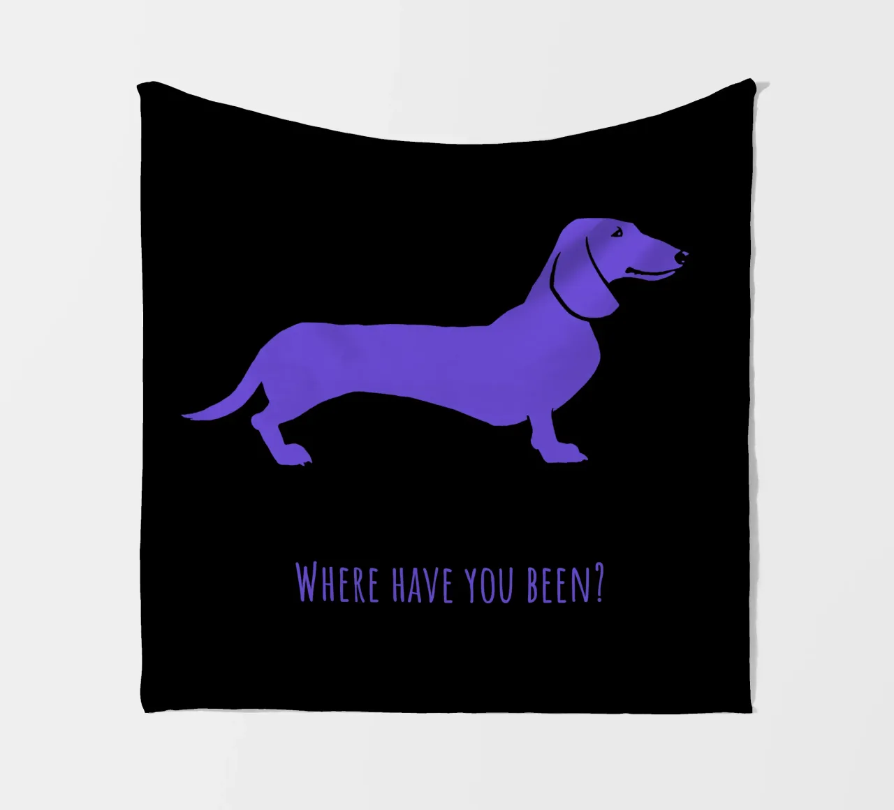 Teckel fleecedeken van Pop dogs