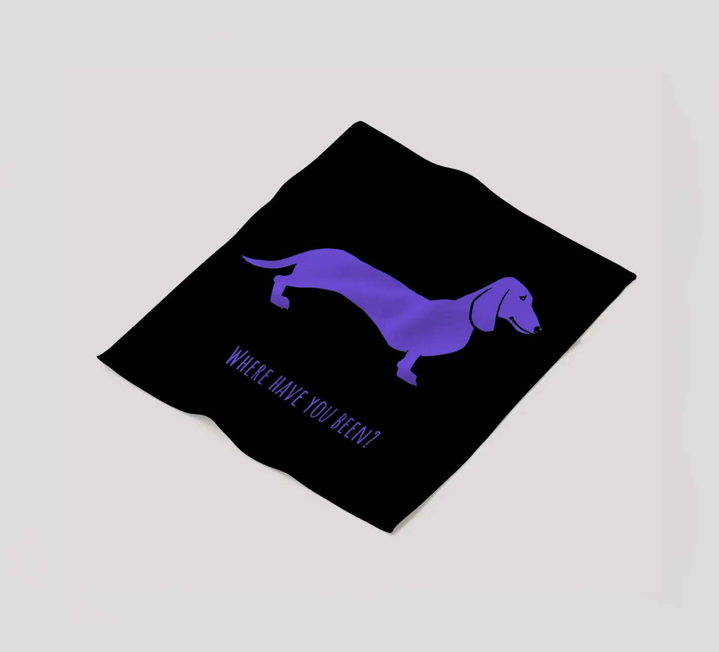 Teckel plaid polaire de Pop dogs