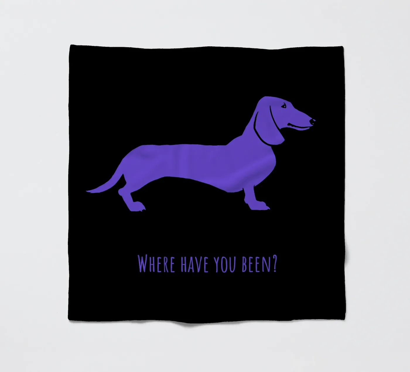 Teckel plaid polaire de Pop dogs