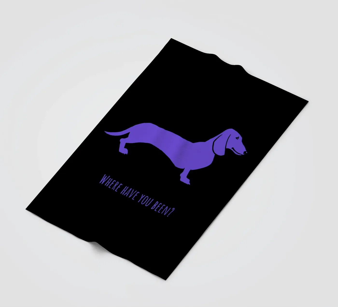 Teckel plaid polaire de Pop dogs