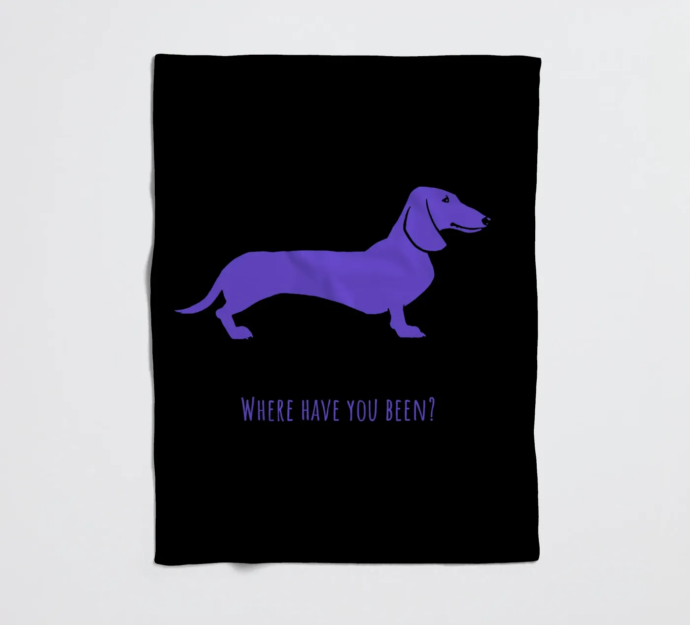 Teckel plaid polaire de Pop dogs