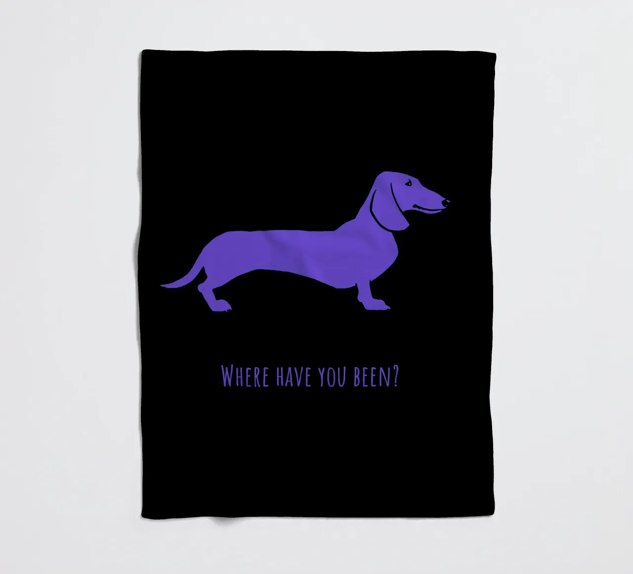 Teckel fleecedeken van Pop dogs