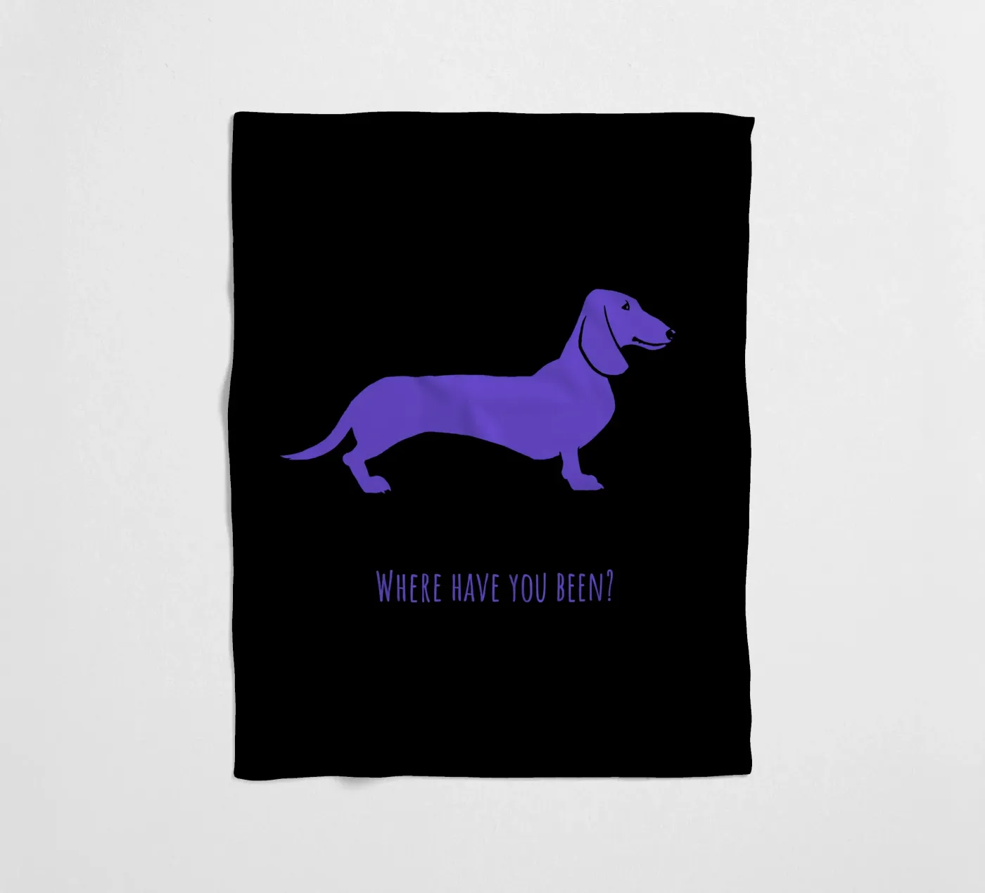 Teckel plaid polaire de Pop dogs