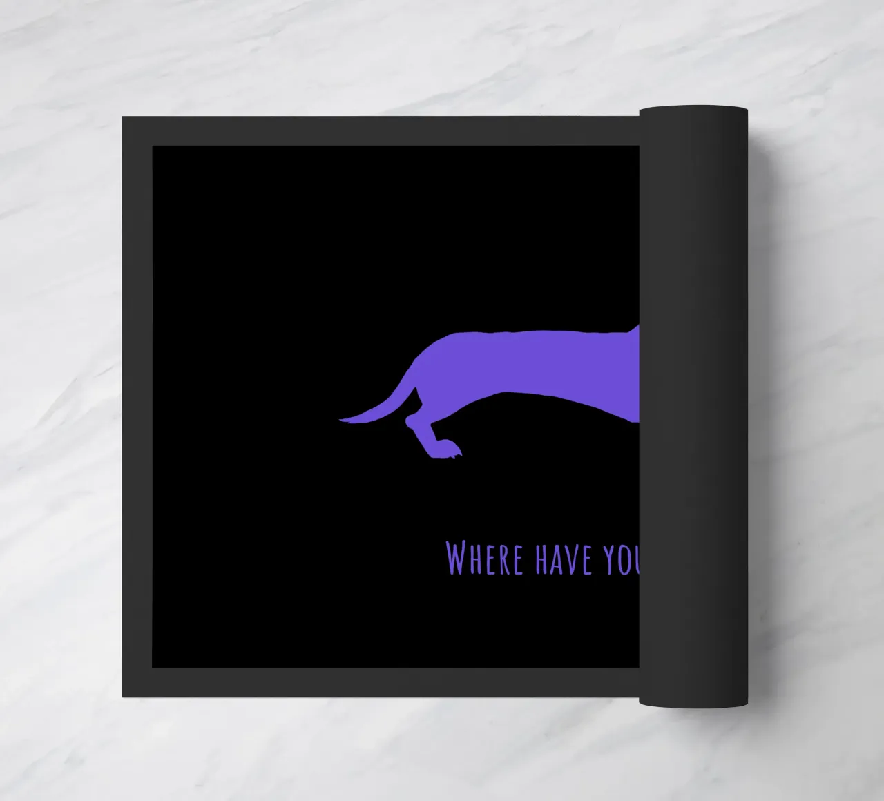 Teckel deurmat van Pop dogs