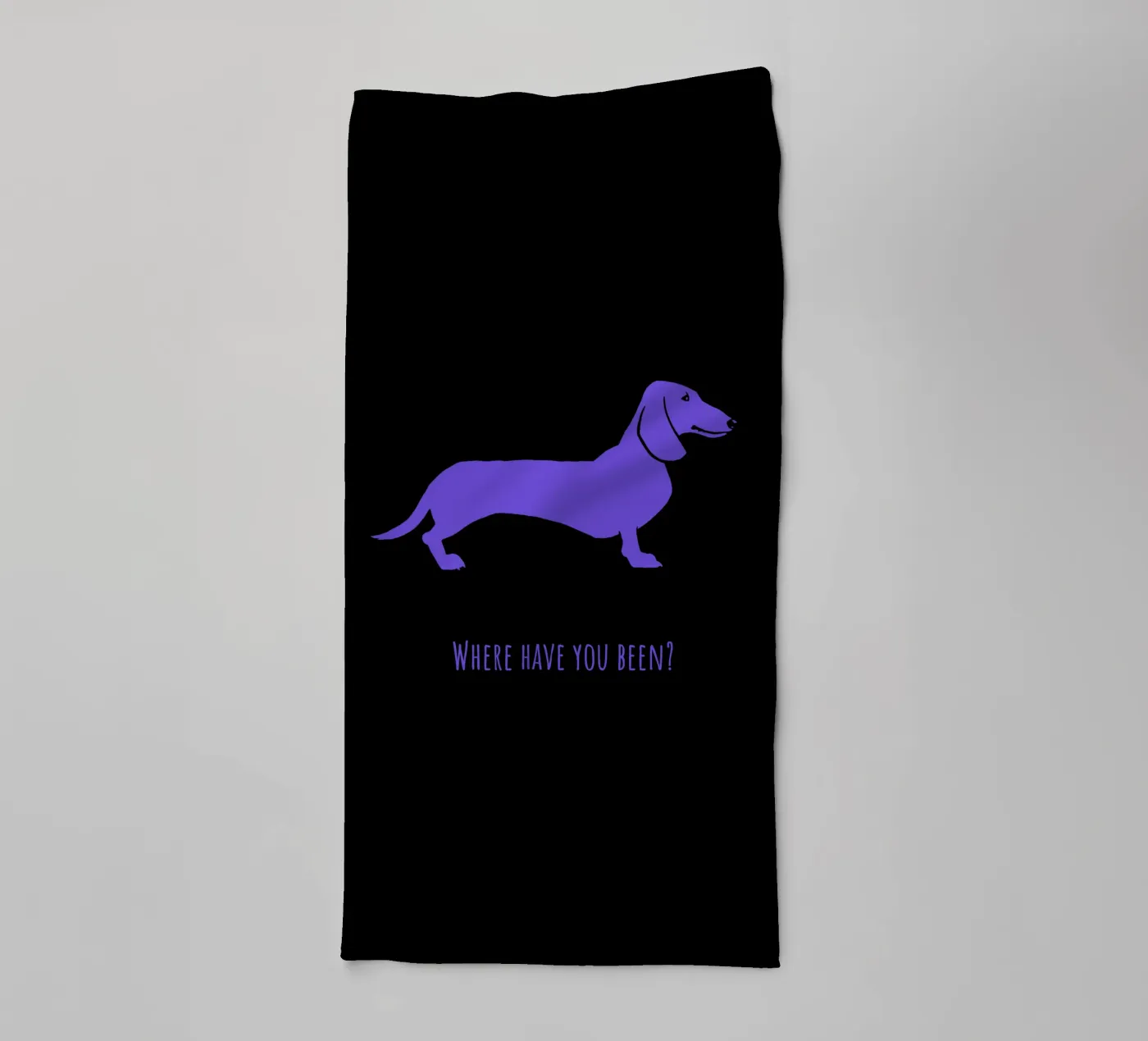 Teckel badhanddoek van Pop dogs