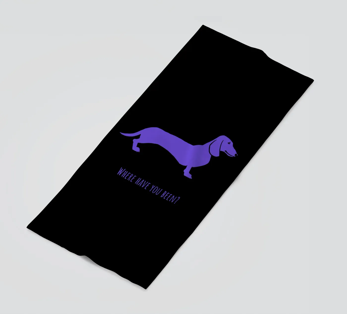 Teckel strandhanddoek van Pop dogs