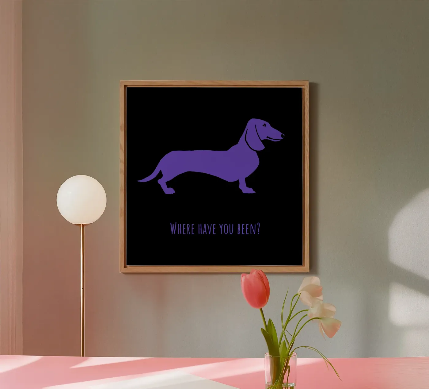 Teckel forex-plaat van Pop dogs