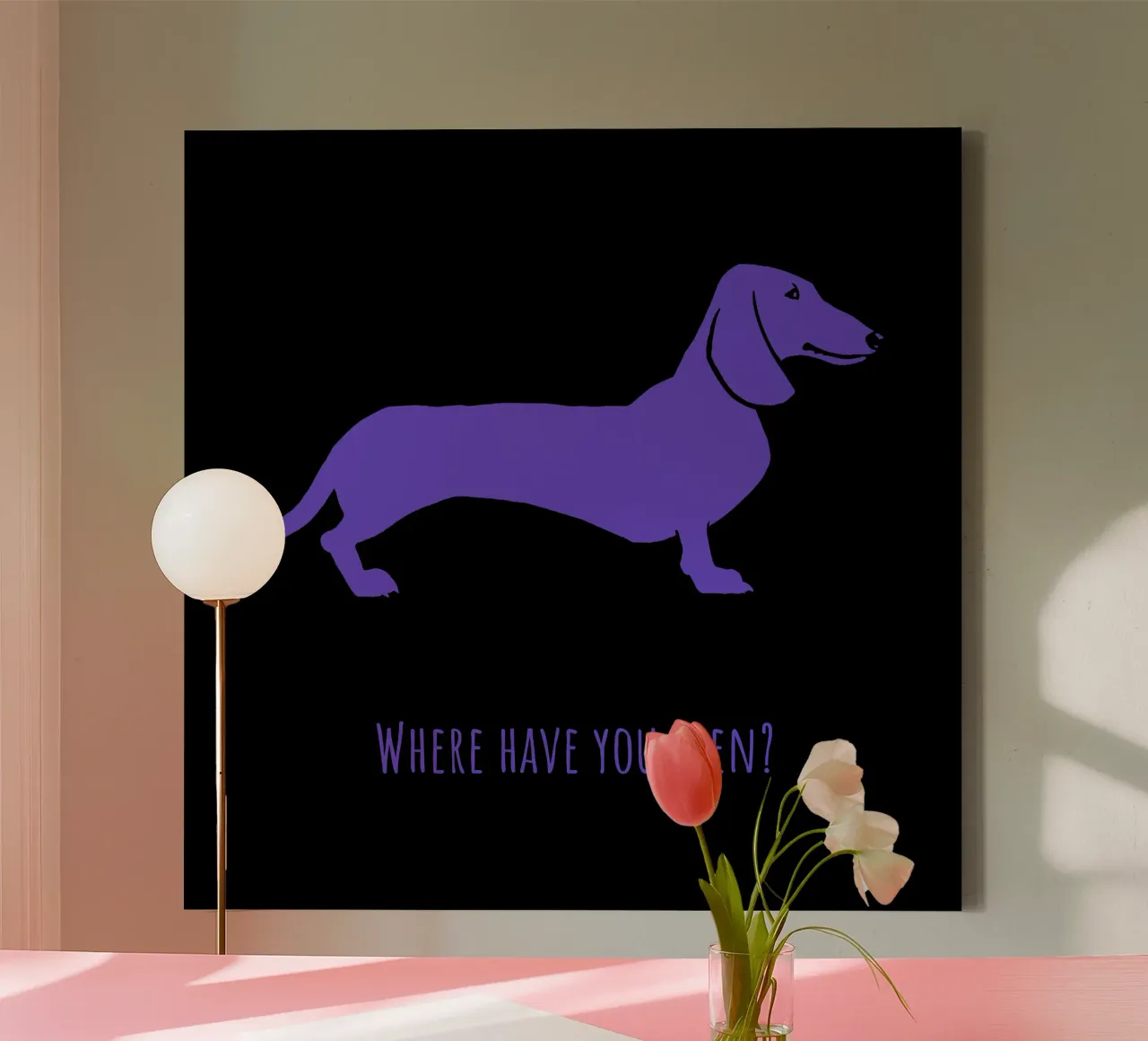 Teckel canvas van Pop dogs