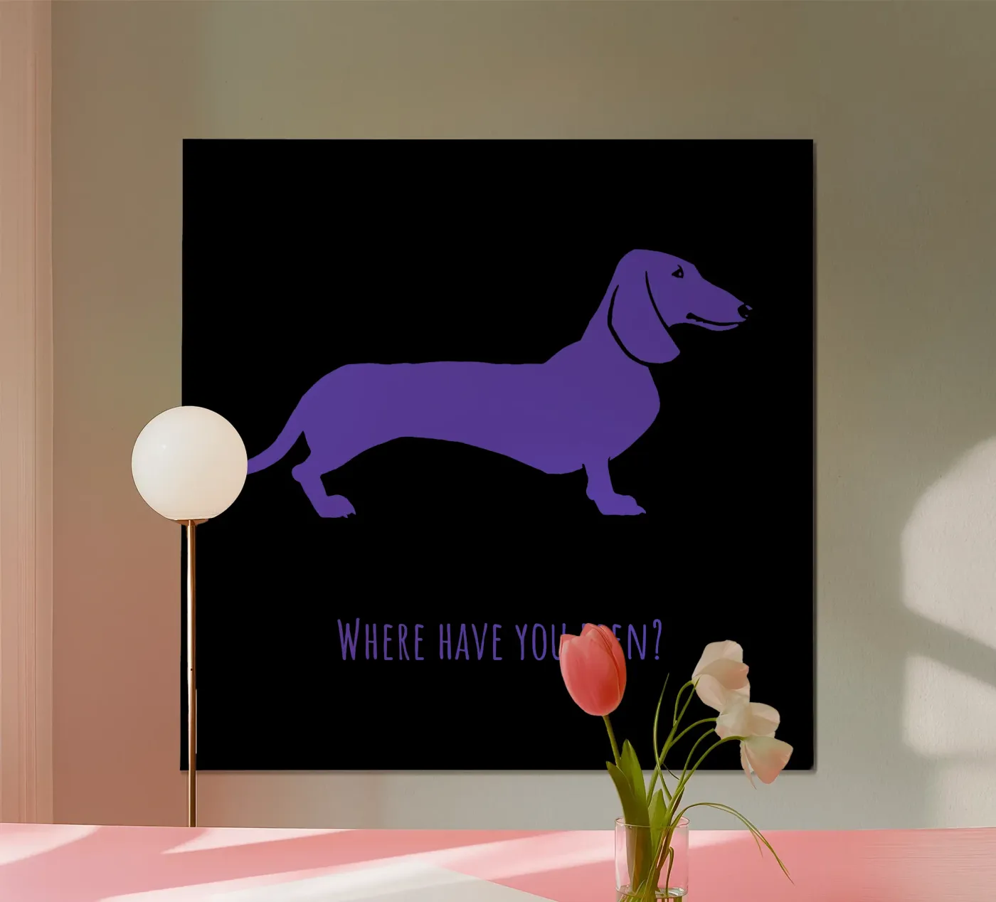 Dachshund poster van Pop dogs