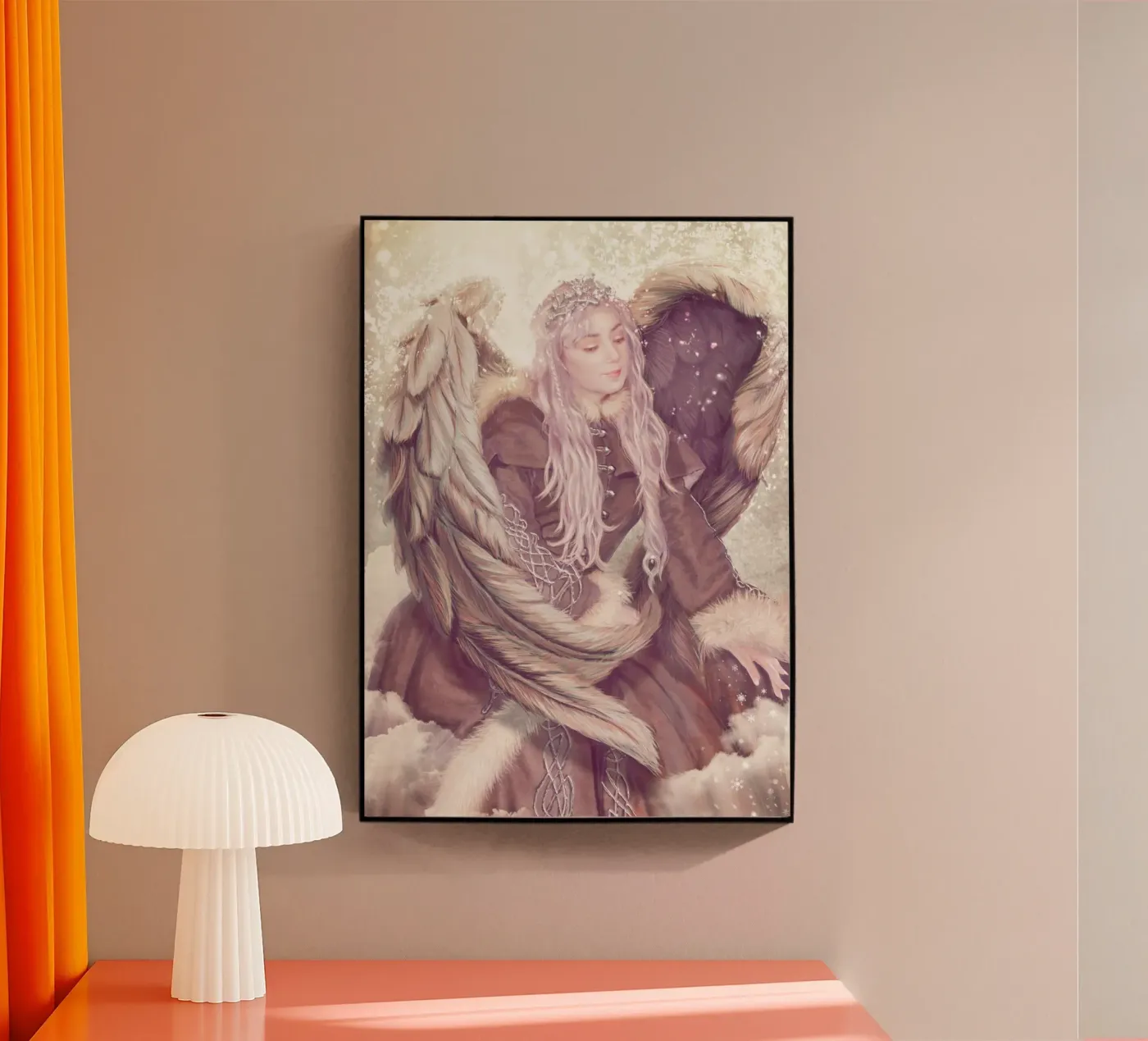 Angelo d'inverno plexiglass da Eva Nev