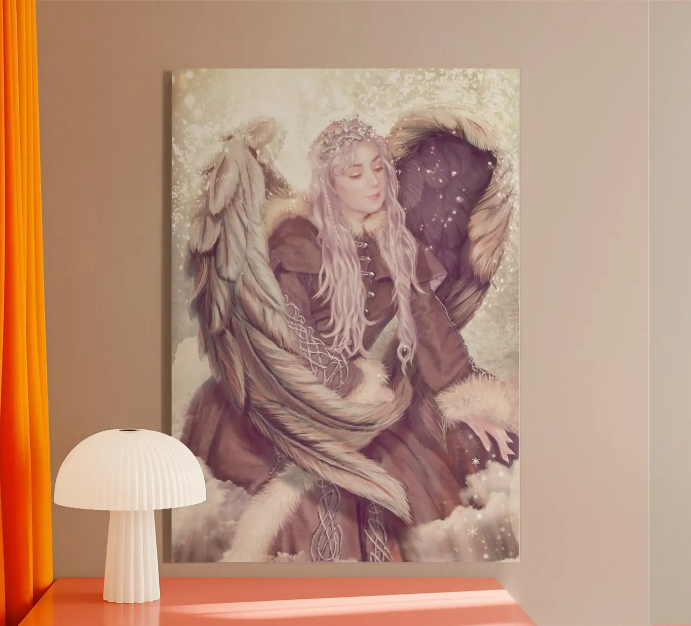 Angelo d'inverno plexiglass da Eva Nev