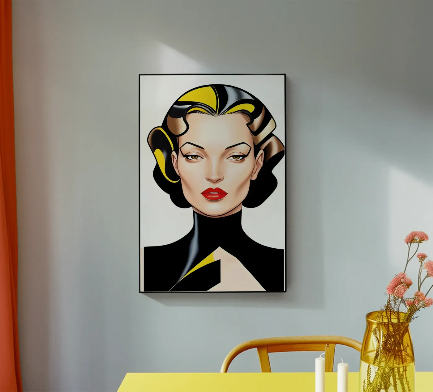 RAGAZZA ART DECO plexiglass da ART DECO