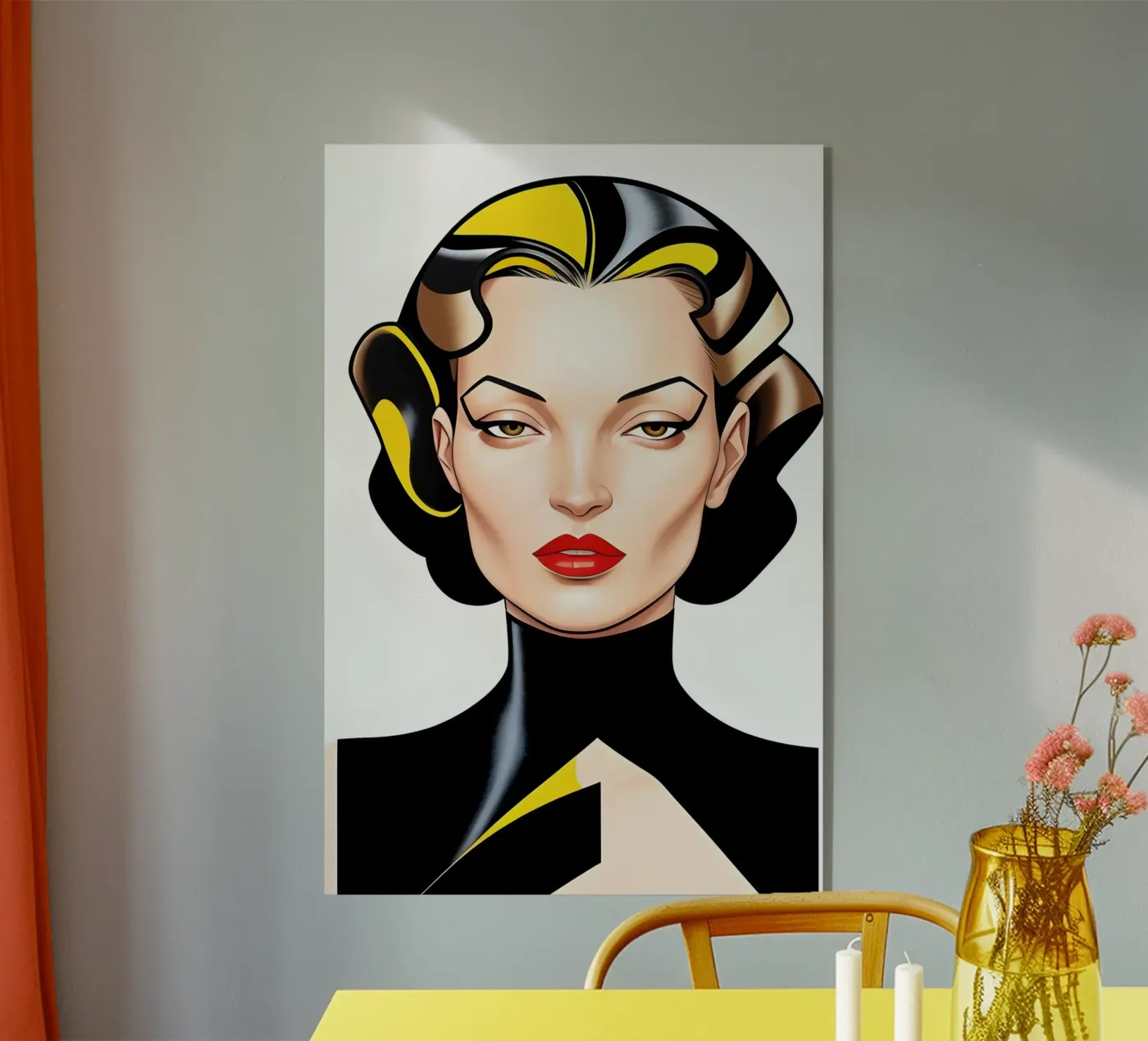 RAGAZZA ART DECO plexiglass da ART DECO