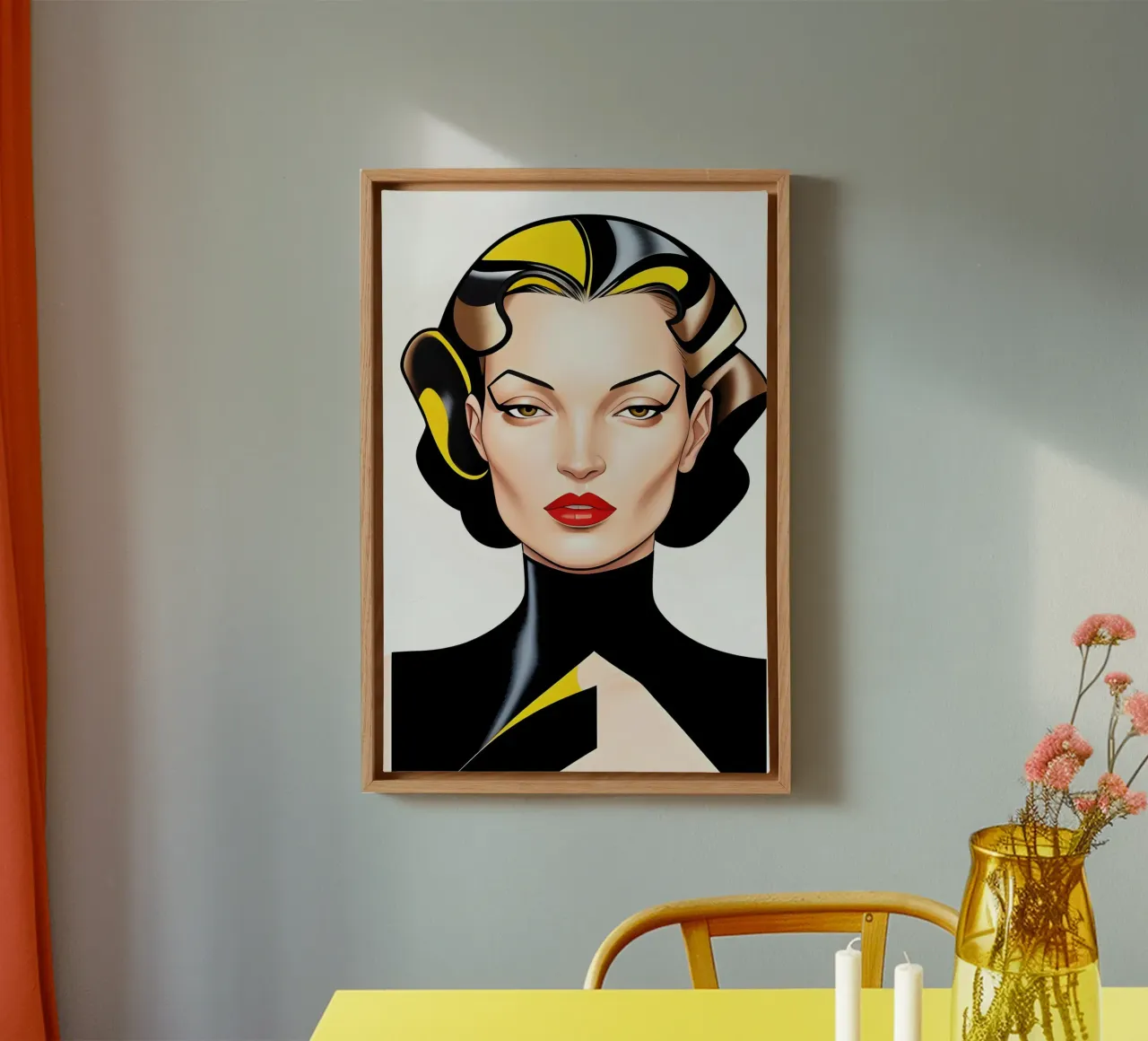 ART DECO GIRL canvas by ART DECO
