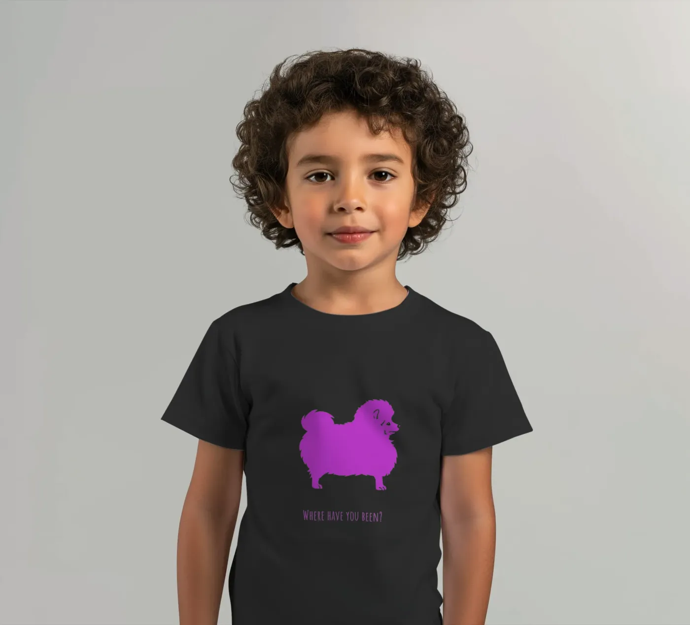 Piccolo spitz t-shirt bambini da Pop dogs